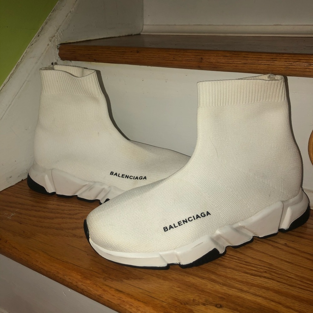 White Balenciagas